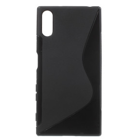 Силиконов гръб ТПУ S-Case за Sony Xperia XZ F8331 черен